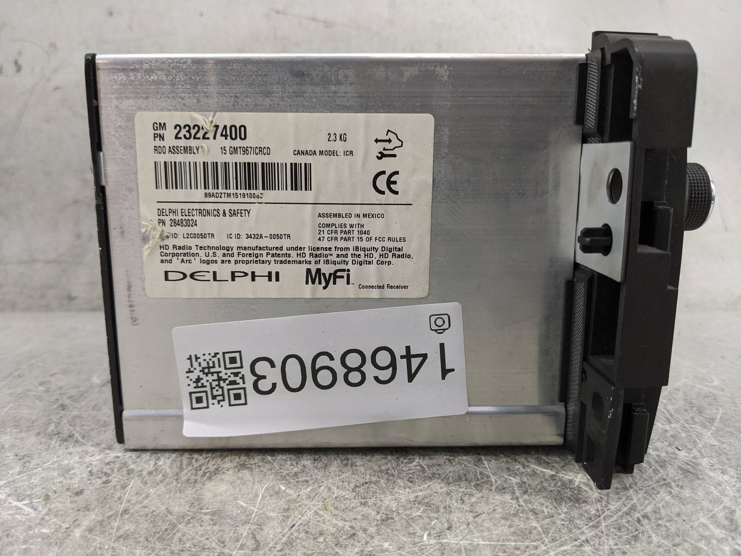2015-2017 Chevrolet Traverse Radio AM FM Cd Player Receiver Replacement P/N:23227400 28483024, L2C0050TR Fits Fits 2015 2016