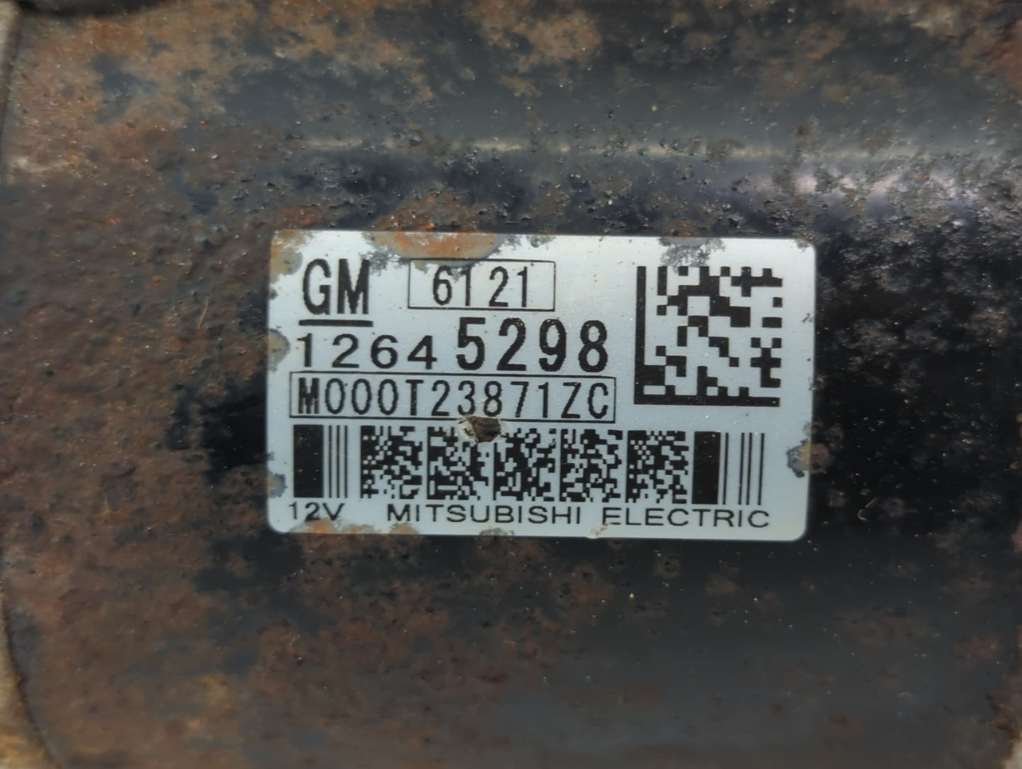2016 Chevrolet Traverse Car Starter Motor Solenoid OEM P/N:M000T23871ZC 12645298 Fits OEM Used Auto Parts - Oemusedautoparts