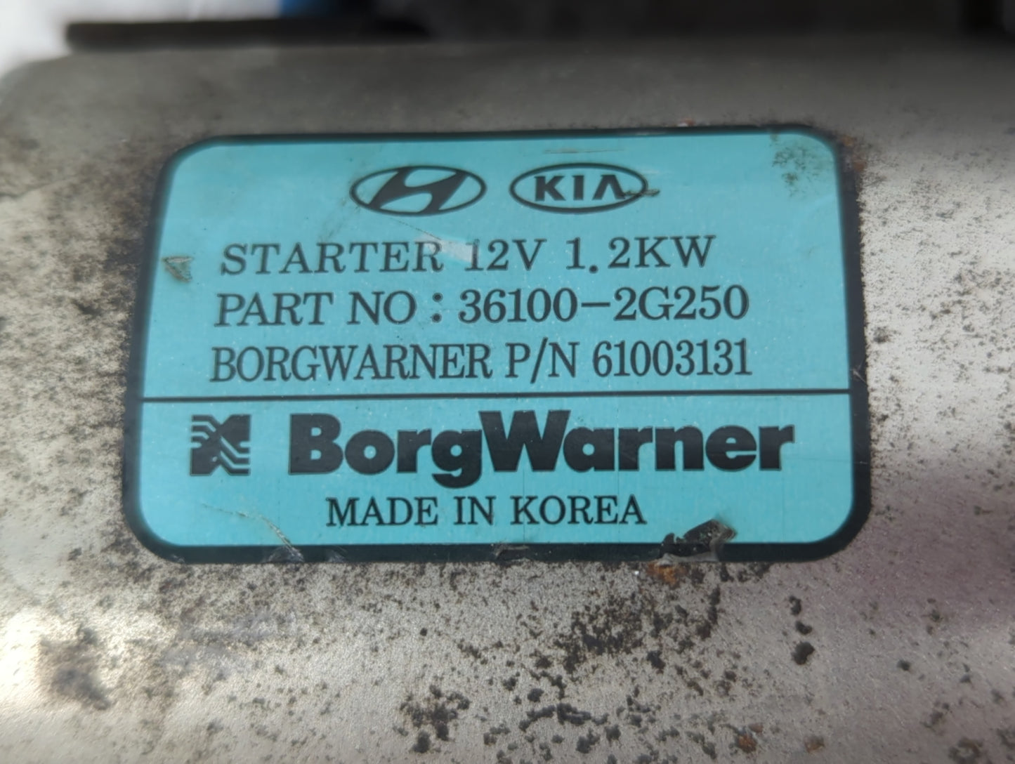 2016 Chevrolet Traverse Car Starter Motor Solenoid OEM P/N:61003131 36100-2G250 Fits OEM Used Auto Parts - Oemusedautoparts1