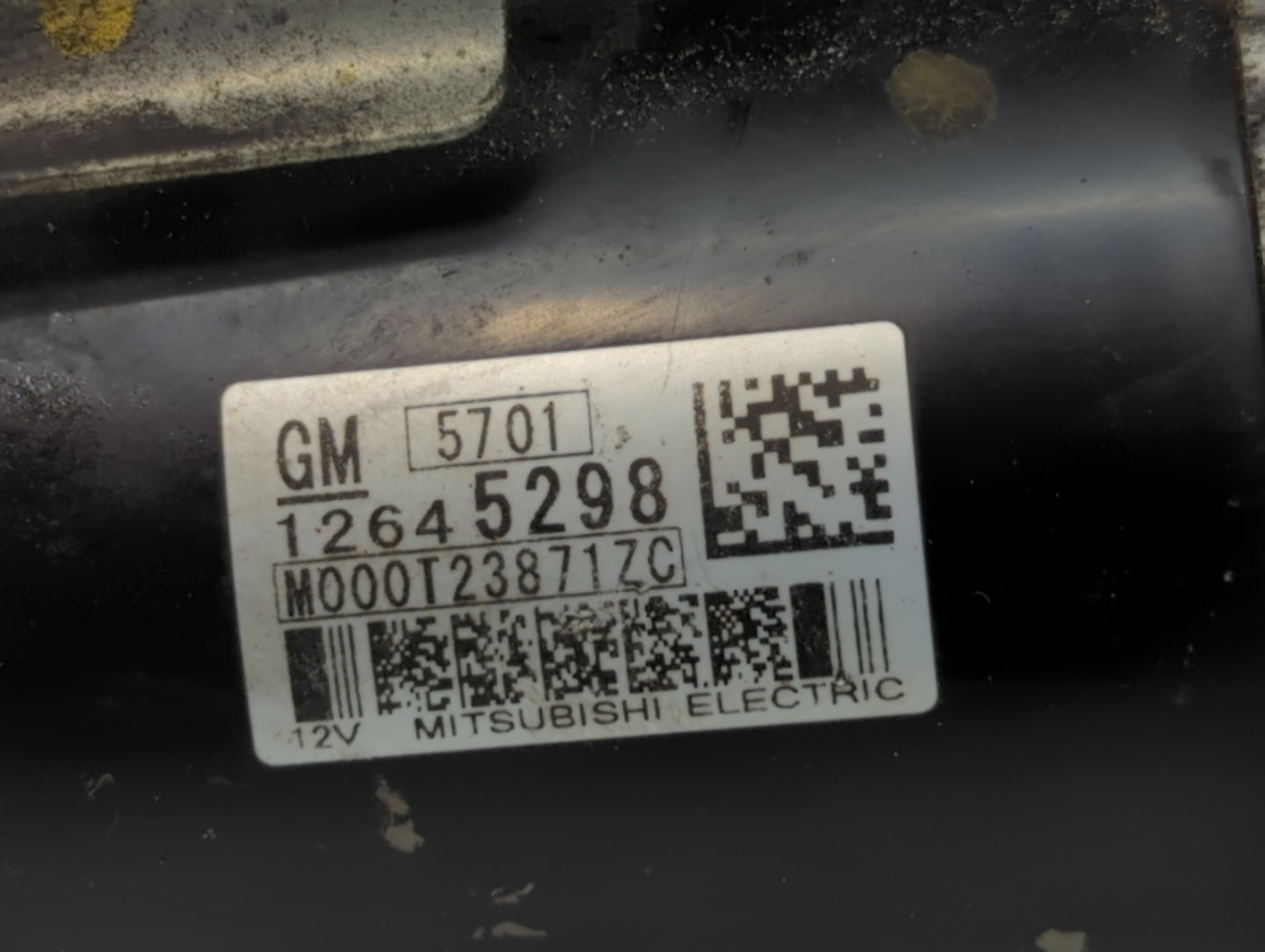 2016 Chevrolet Traverse Car Starter Motor Solenoid OEM P/N:12645298 Fits OEM Used Auto Parts - Oemusedautoparts1.com