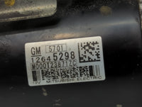 2016 Chevrolet Traverse Car Starter Motor Solenoid OEM P/N:12645298 Fits OEM Used Auto Parts - Oemusedautoparts1.com