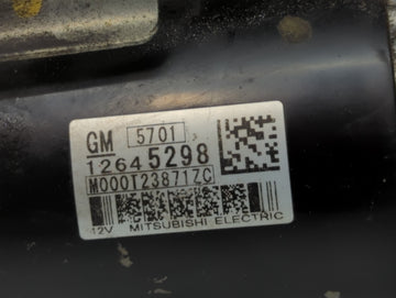 2016 Chevrolet Traverse Car Starter Motor Solenoid OEM P/N:12645298 Fits OEM Used Auto Parts