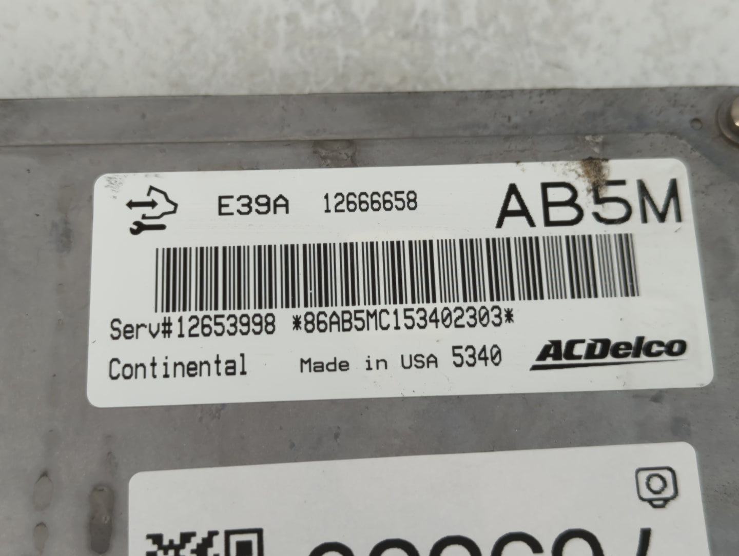 2013-2016 Chevrolet Traverse PCM Engine Control Computer ECU ECM PCU OEM P/N:12666658 E39A Fits Fits 2013 2014 2015 2016 OEM