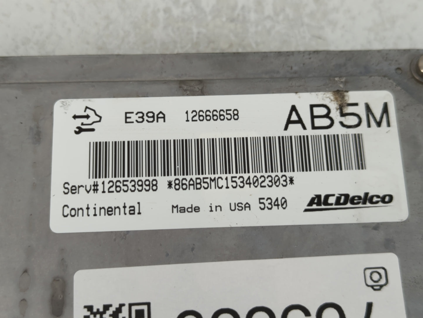 2013-2016 Chevrolet Traverse PCM Engine Control Computer ECU ECM PCU OEM P/N:12666658 E39A Fits Fits 2013 2014 2015 2016 OEM