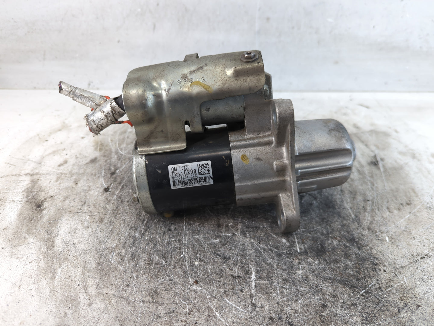 2016 Chevrolet Traverse Car Starter Motor Solenoid OEM P/N:M000T23871ZC 12645298 Fits OEM Used Auto Parts - Oemusedautoparts