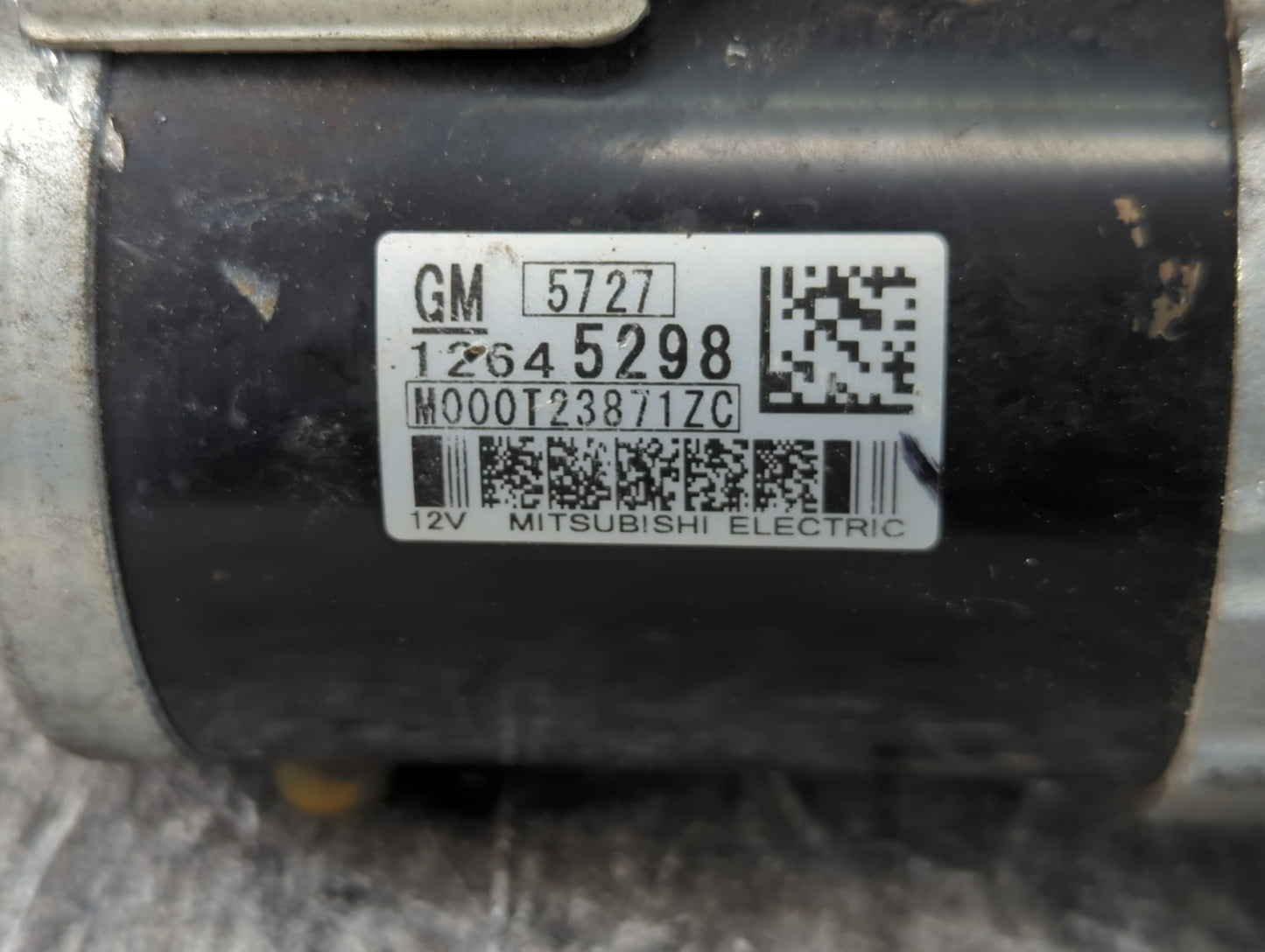 2016 Chevrolet Traverse Car Starter Motor Solenoid OEM P/N:M000T23871ZC 12645298 Fits OEM Used Auto Parts - Oemusedautoparts