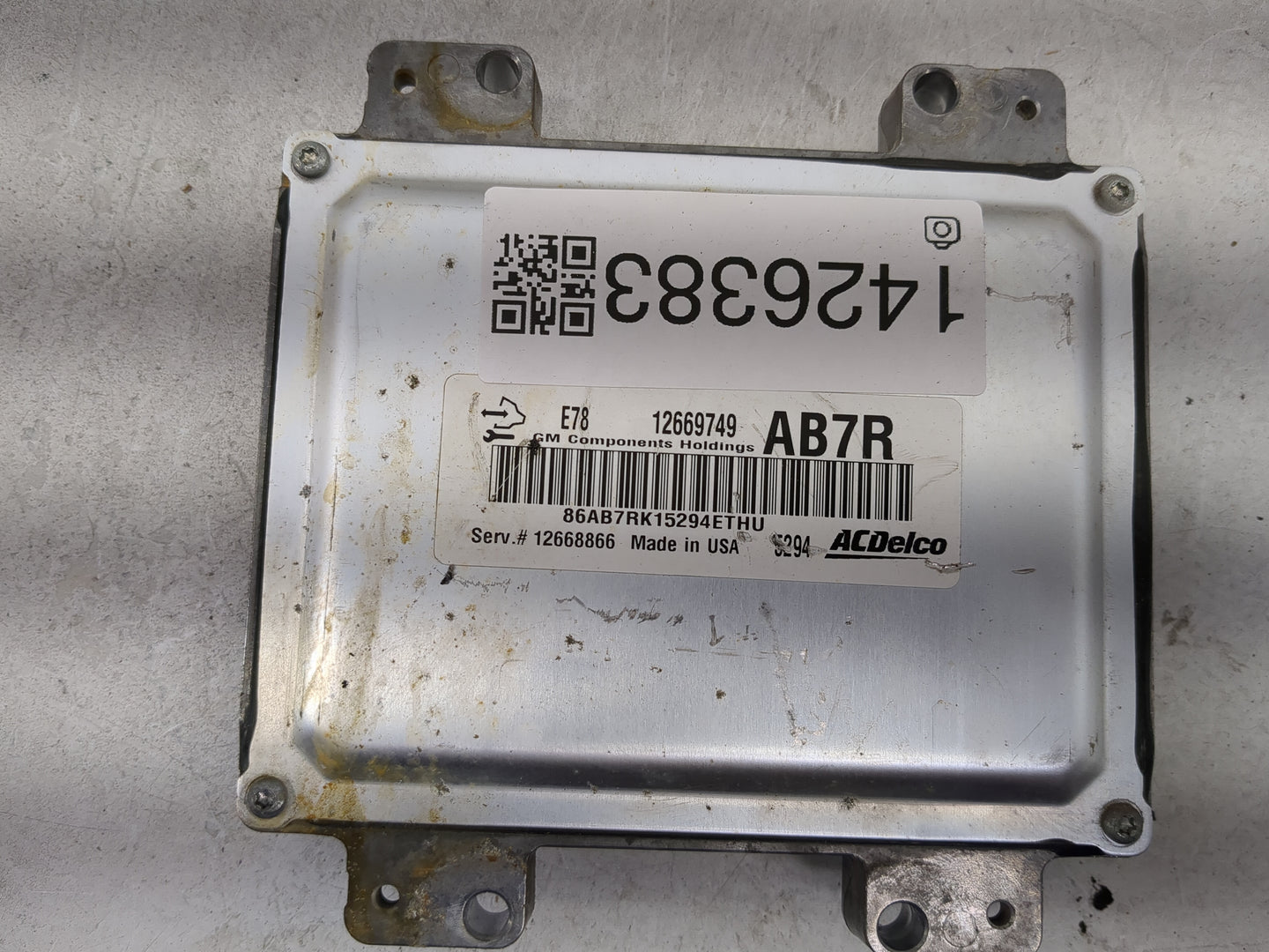 2013-2016 Chevrolet Trax PCM Engine Control Computer ECU ECM PCU OEM P/N:12669749 12668866 Fits Fits 2011 2012 2013 2014 201