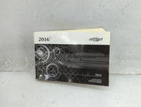 2016 Chevrolet Trax Owners Manual Book Guide P/N:23427377 OEM Used Auto Parts - Oemusedautoparts1.com