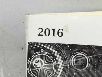 2016 Chevrolet Trax Owners Manual Book Guide P/N:23427377 OEM Used Auto Parts