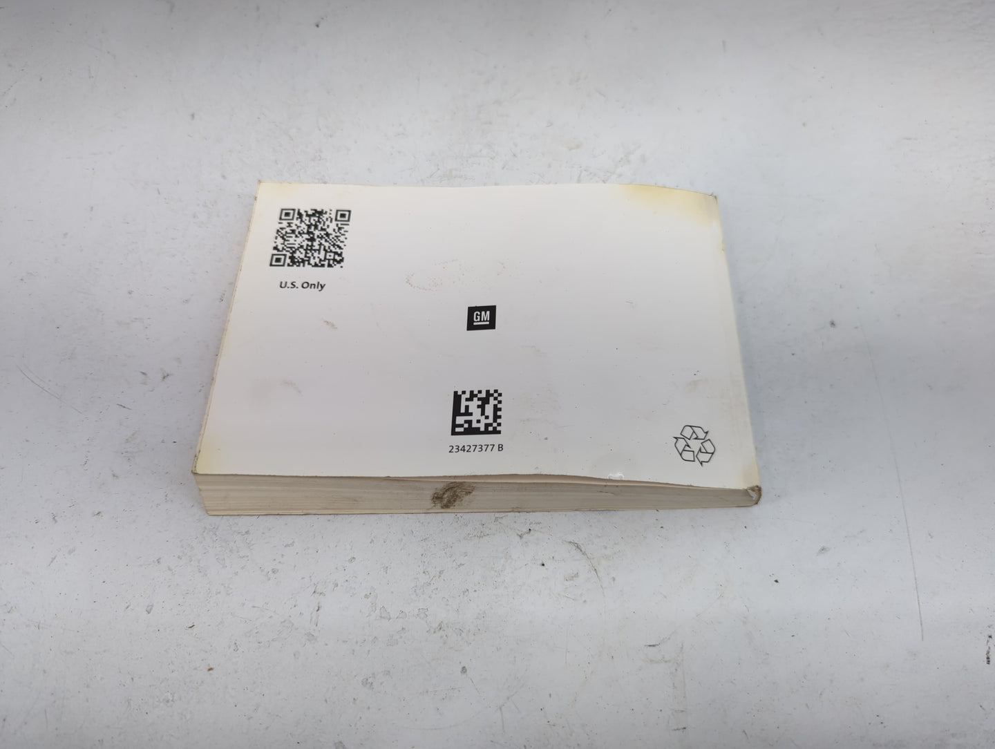 2016 Chevrolet Trax Owners Manual Book Guide P/N:23427377 OEM Used Auto Parts - Oemusedautoparts1.com