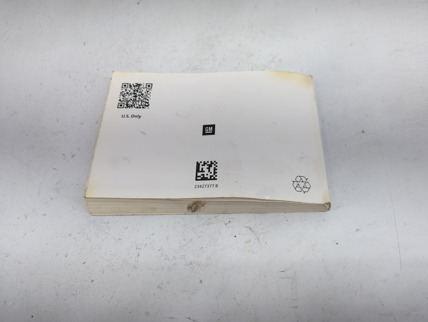 2016 Chevrolet Trax Owners Manual Book Guide P/N:23427377 OEM Used Auto Parts - Oemusedautoparts1.com