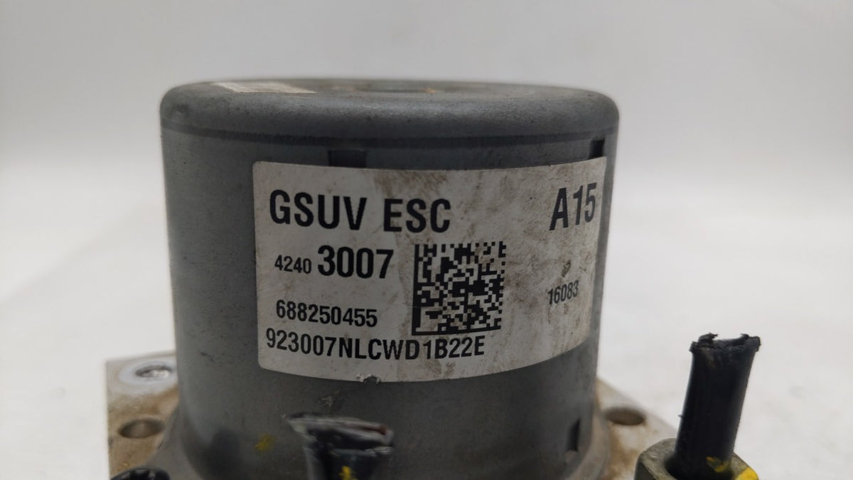 2016 Chevrolet Trax Anti-Lock Brake ABS Pump Module Actuator OEM P/N:42403007 42563014 Fits OEM Used Auto Parts - Oemusedaut
