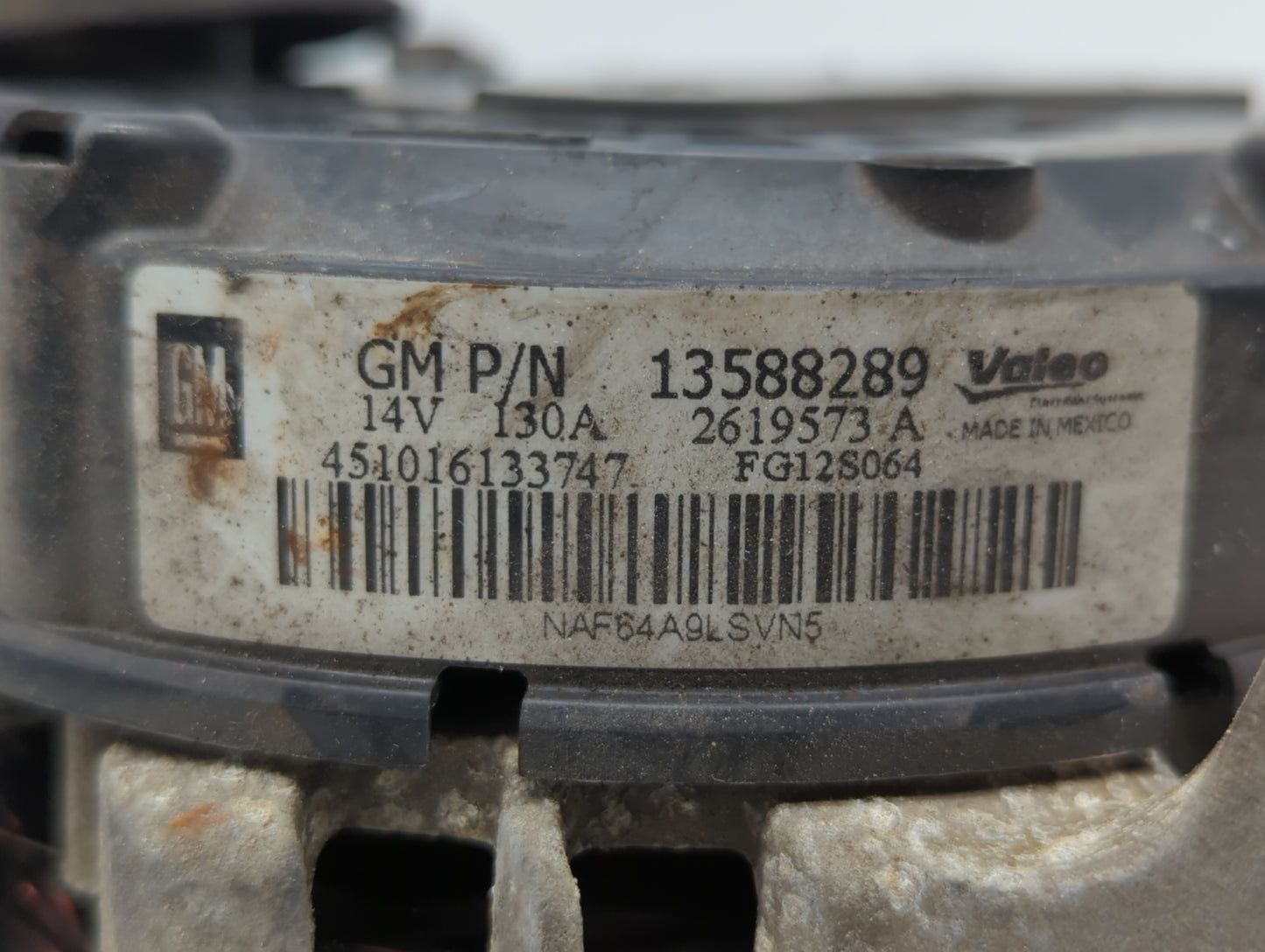 2013-2018 Chevrolet Trax Alternator Replacement Generator Charging Assembly Engine OEM P/N:13597226 13588289 Fits OEM Used A