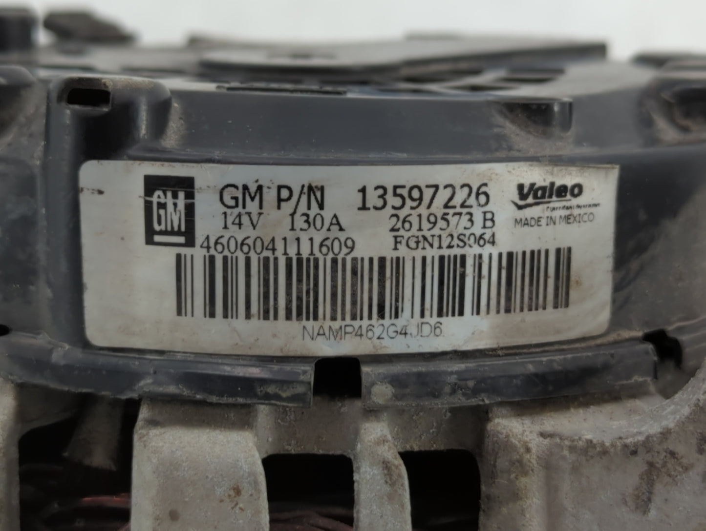 2013-2018 Chevrolet Trax Alternator Replacement Generator Charging Assembly Engine OEM P/N:13577154 13597226 Fits OEM Used A