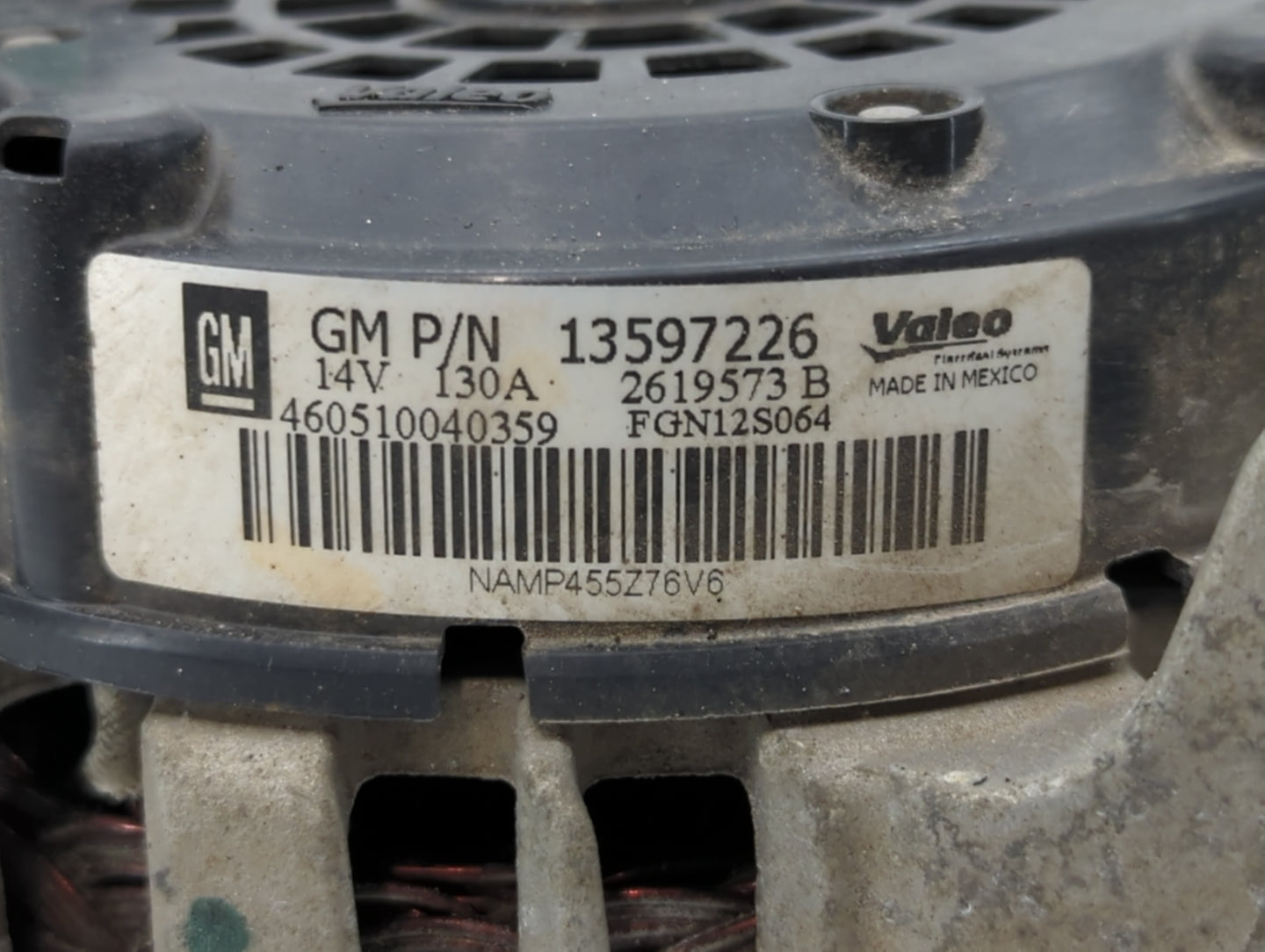 2013-2021 Chevrolet Trax Alternator Replacement Generator Charging Assembly Engine OEM P/N:13577154 13597226 Fits OEM Used A