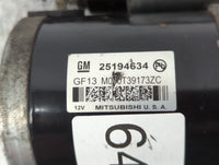 2013-2021 Chevrolet Trax Car Starter Motor Solenoid OEM P/N:25194634 Fits OEM Used Auto Parts - Oemusedautoparts1.com