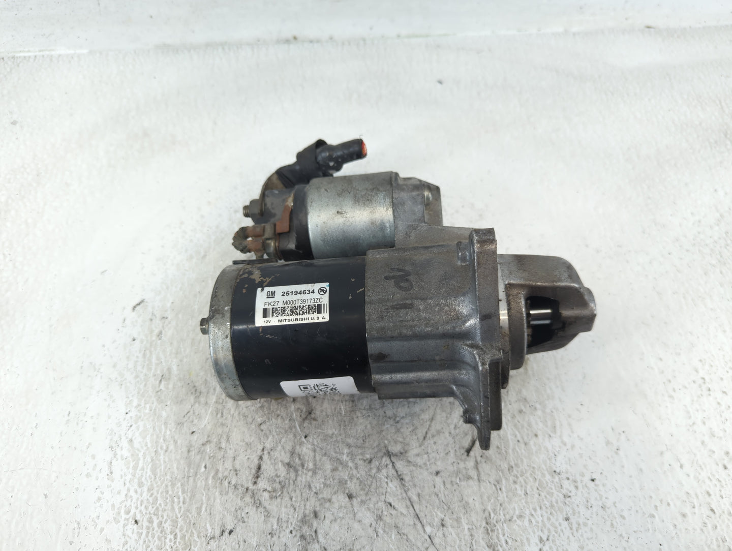 2013-2021 Chevrolet Trax Car Starter Motor Solenoid OEM P/N:M000T39173ZC 25194634 Fits OEM Used Auto Parts - Oemusedautopart