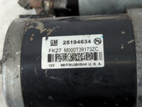 2013-2021 Chevrolet Trax Car Starter Motor Solenoid OEM P/N:M000T39173ZC 25194634 Fits OEM Used Auto Parts - Oemusedautopart
