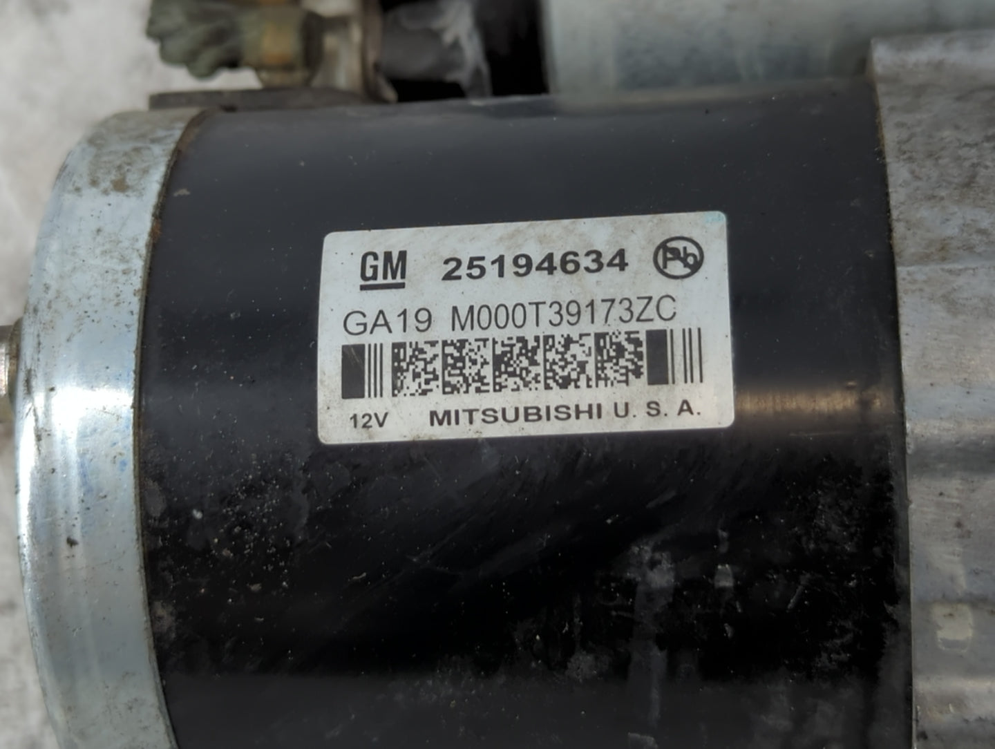 2013-2021 Chevrolet Trax Car Starter Motor Solenoid OEM P/N:25194634 Fits OEM Used Auto Parts - Oemusedautoparts1.com