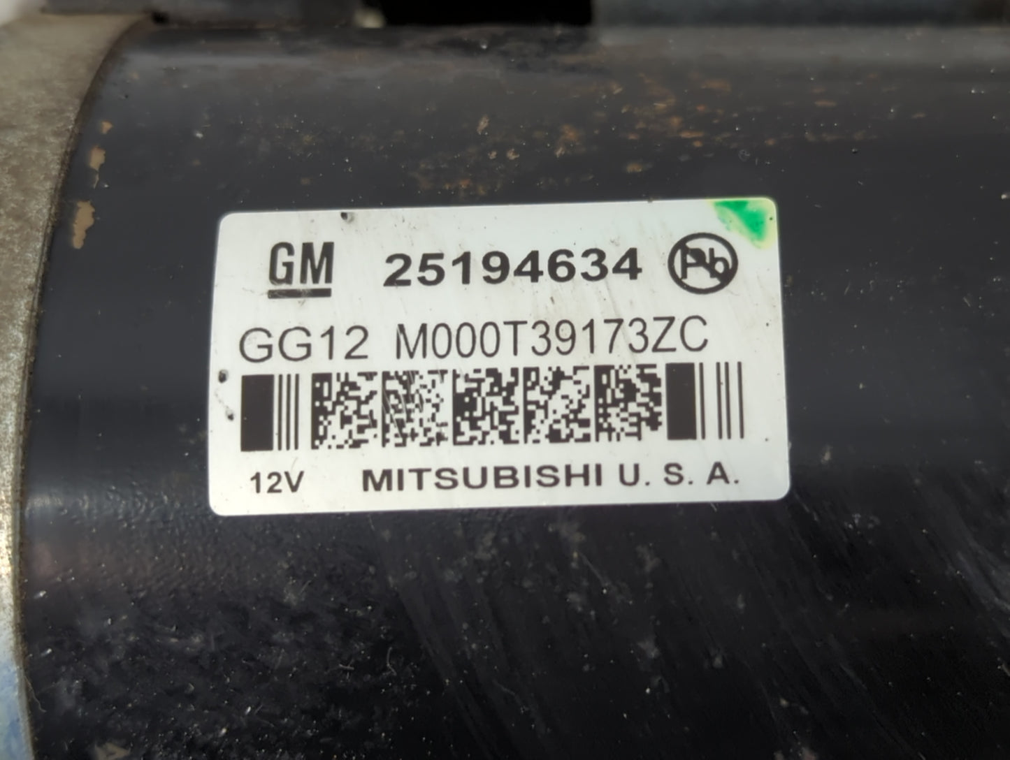 2013-2021 Chevrolet Trax Car Starter Motor Solenoid OEM P/N:M000T39173ZC 25194634 Fits OEM Used Auto Parts - Oemusedautopart