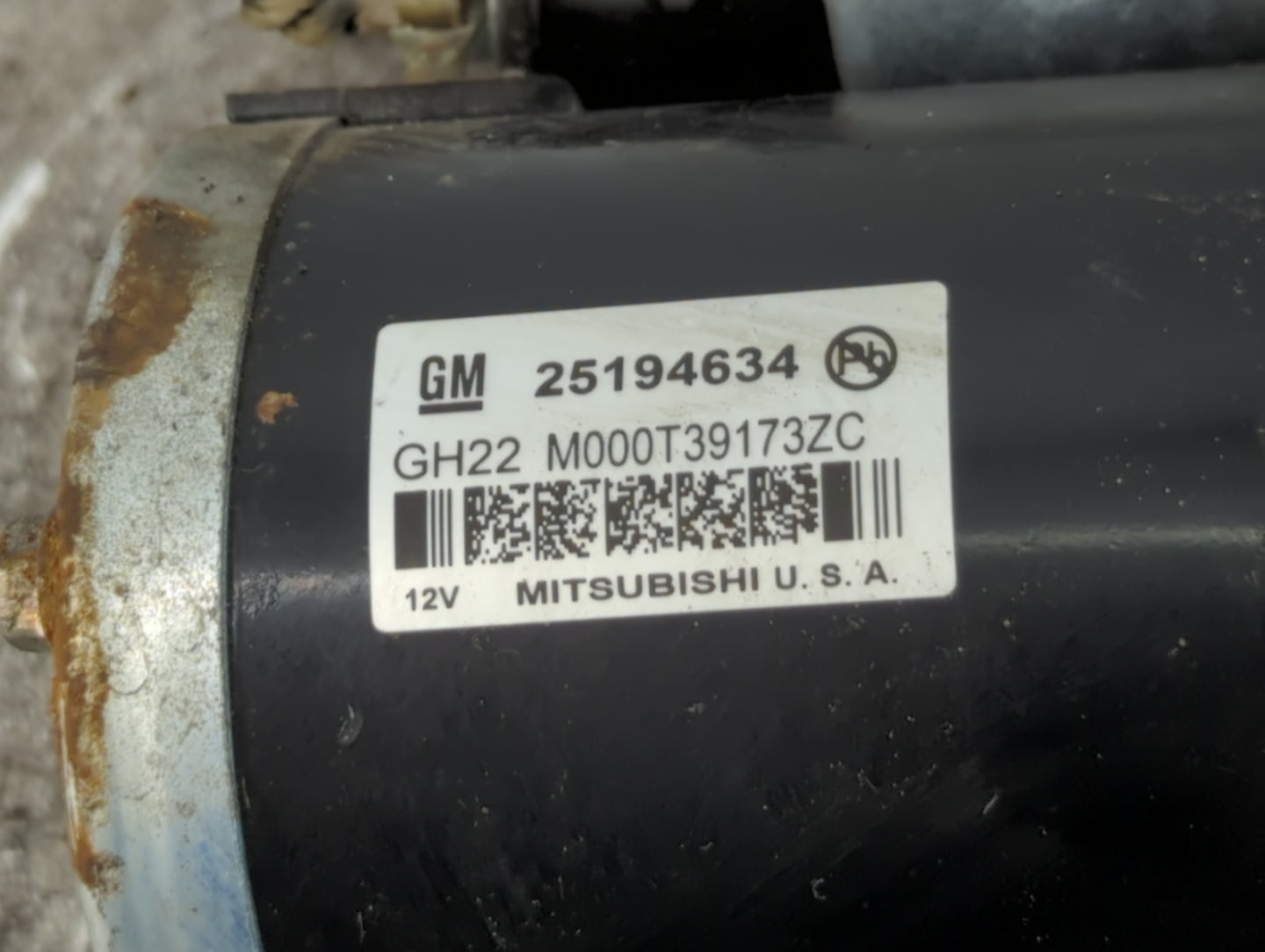 2013-2021 Chevrolet Trax Car Starter Motor Solenoid OEM P/N:25194634 Fits OEM Used Auto Parts - Oemusedautoparts1.com