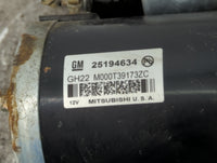 2013-2021 Chevrolet Trax Car Starter Motor Solenoid OEM P/N:25194634 Fits OEM Used Auto Parts - Oemusedautoparts1.com