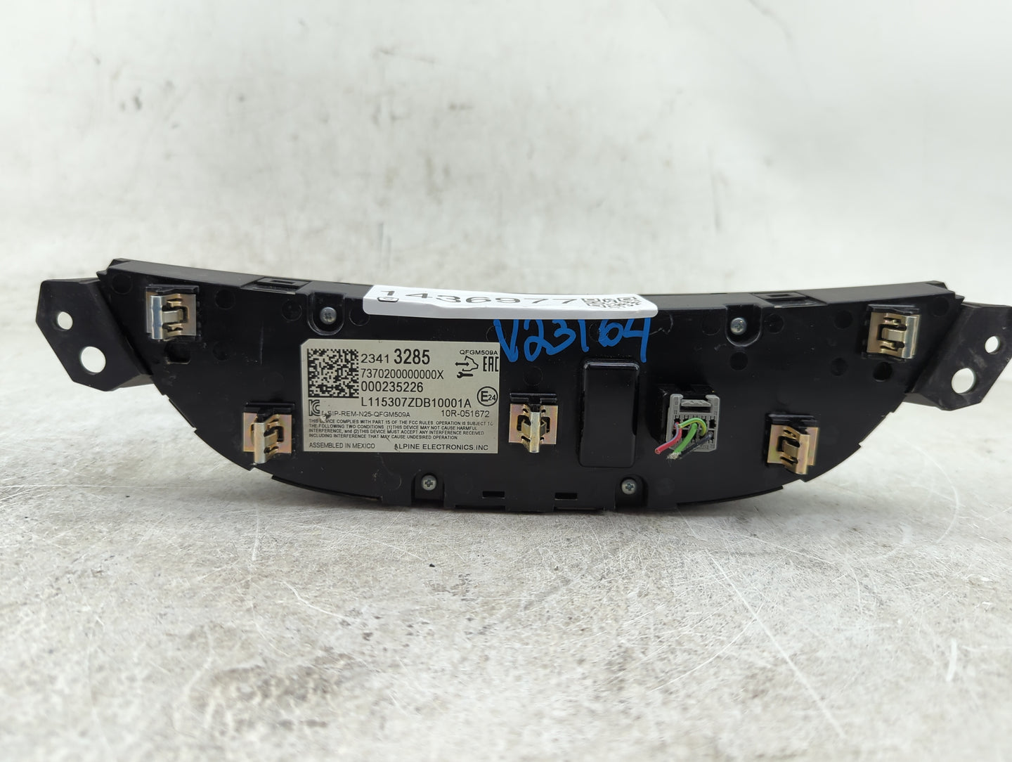 2016 Chevrolet Volt Climate Control Module Temperature AC/Heater Replacement P/N:23413285 7370200000000X, 000235226 Fits OEM