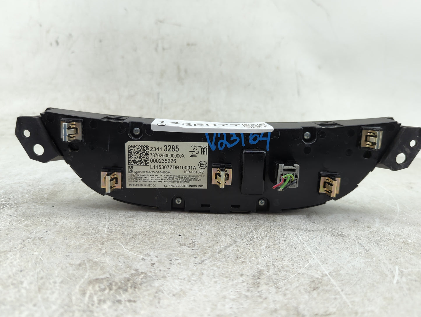 2016 Chevrolet Volt Climate Control Module Temperature AC/Heater Replacement P/N:23413285 7370200000000X, 000235226 Fits OEM