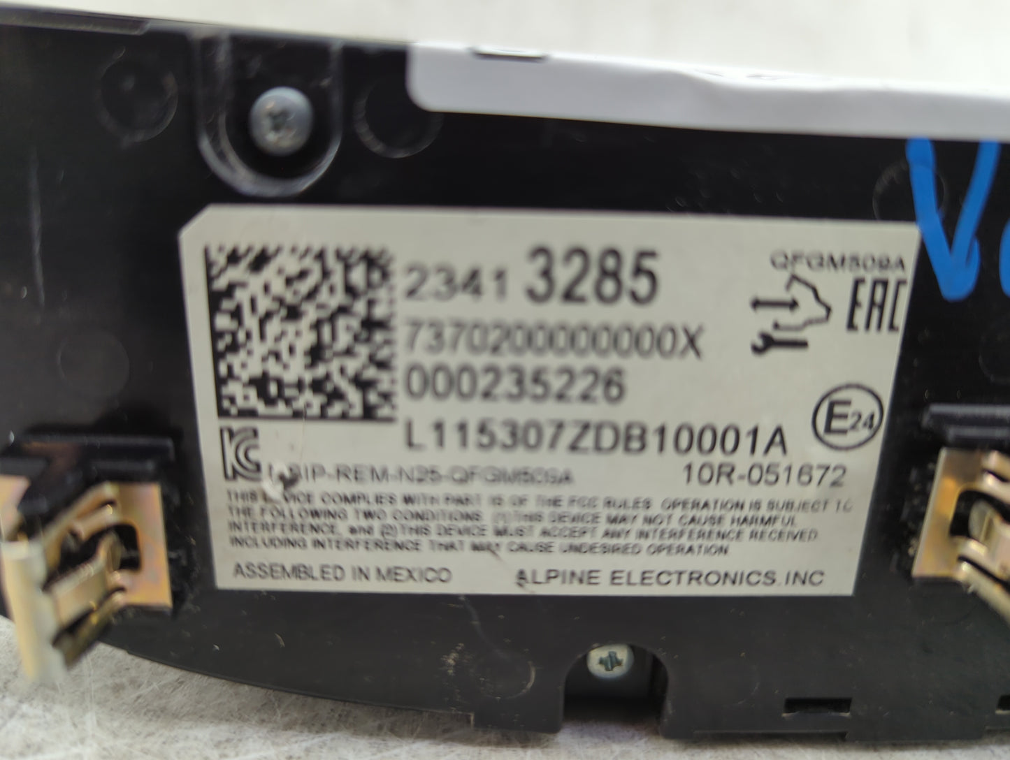 2016 Chevrolet Volt Climate Control Module Temperature AC/Heater Replacement P/N:23413285 7370200000000X, 000235226 Fits OEM
