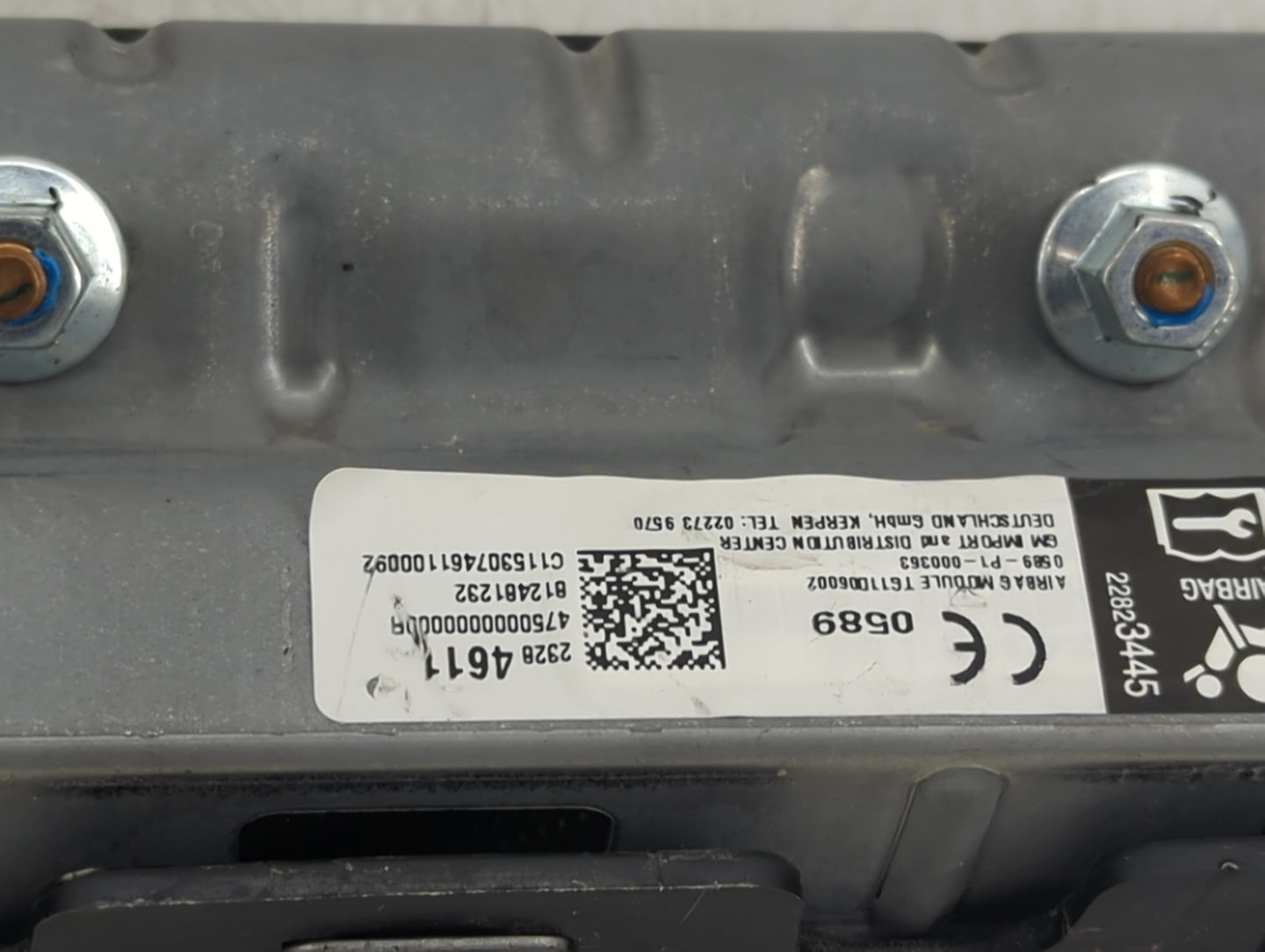 2016 Chevrolet Volt Air Bag Passenger Right Knee OEM P/N:29284611 13481292, 22823445, T6T10B602, 0589-P1-00053 Fits OEM Used