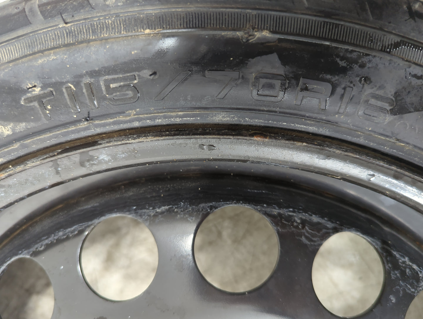 2016 Chevrolet Cruze Cruze Spare Donut Tire Wheel Rim Oem - Oemusedautoparts1.com