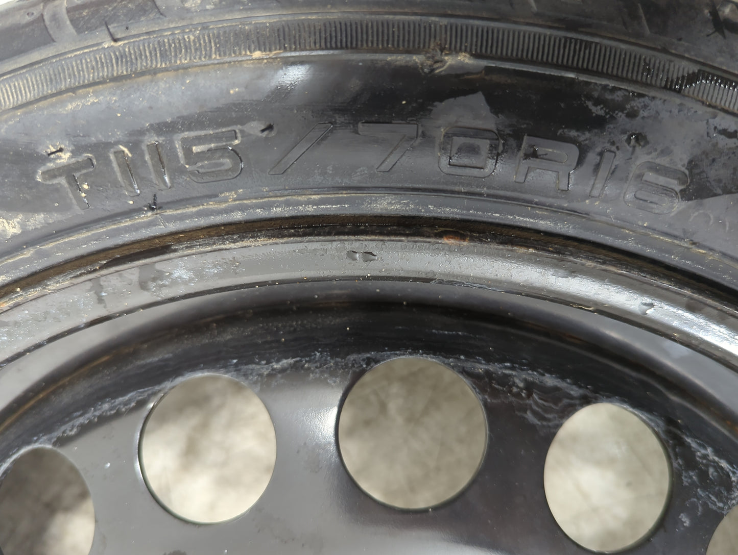 2016 Chevrolet Cruze Cruze Spare Donut Tire Wheel Rim Oem - Oemusedautoparts1.com