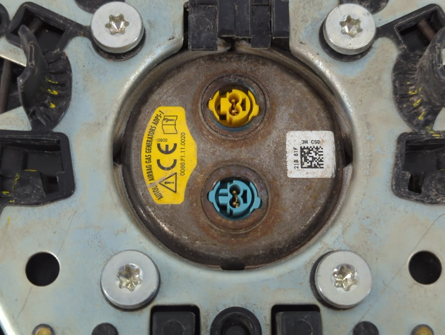 2015-2017 Chrysler 200 Air Bag Driver Left Steering Wheel Mounted Fits Fits 2015 2016 2017 OEM Used Auto Parts - Oemusedauto