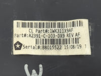 2015-2017 Chrysler 200 Overhead Roof Console 1123839 - Oemusedautoparts1.com