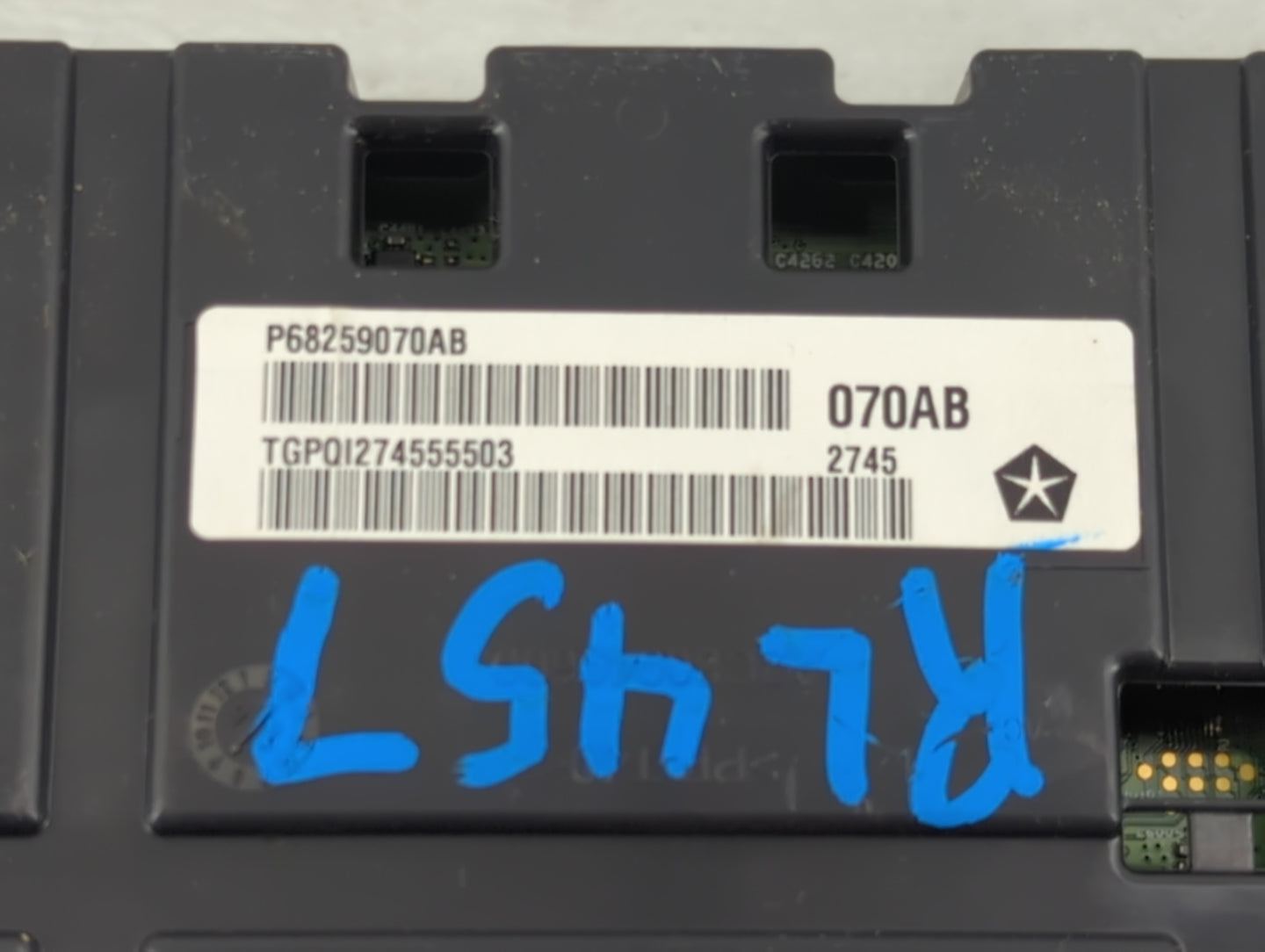 2016 Chrysler 200 Instrument Cluster Speedometer Gauges P/N:P68259070AB Fits OEM Used Auto Parts - Oemusedautoparts1.com