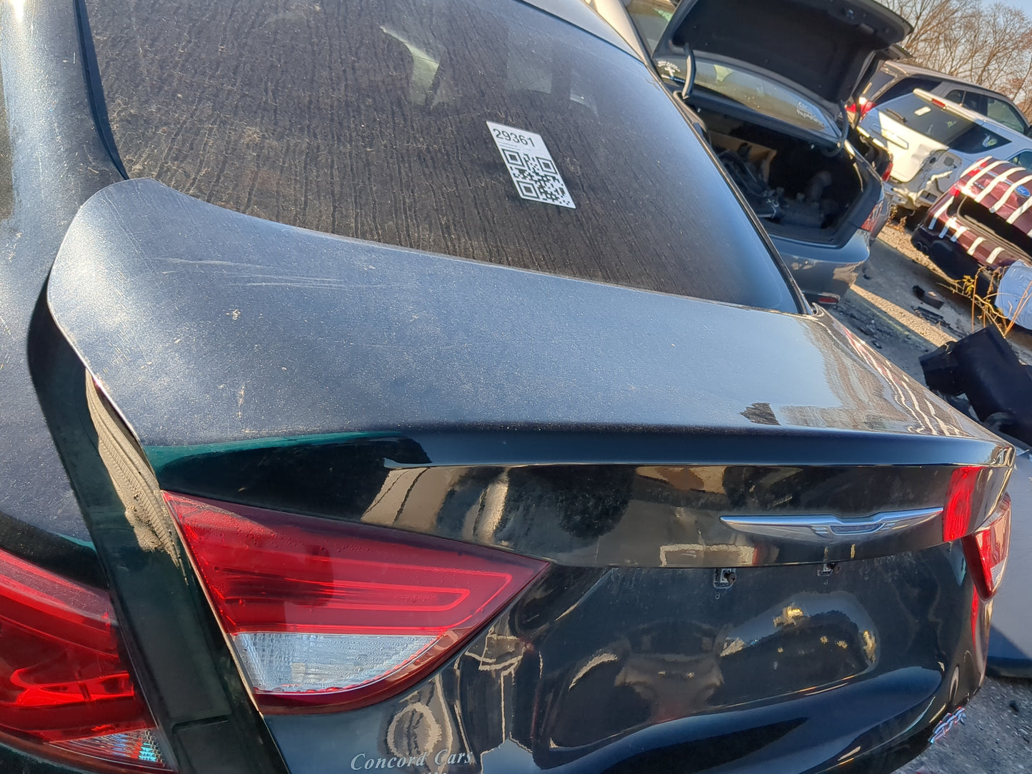 2015-2017 Chrysler 200 Trunk/decklid/hatch/tailgate Oem 1229865 - Oemusedautoparts1.com