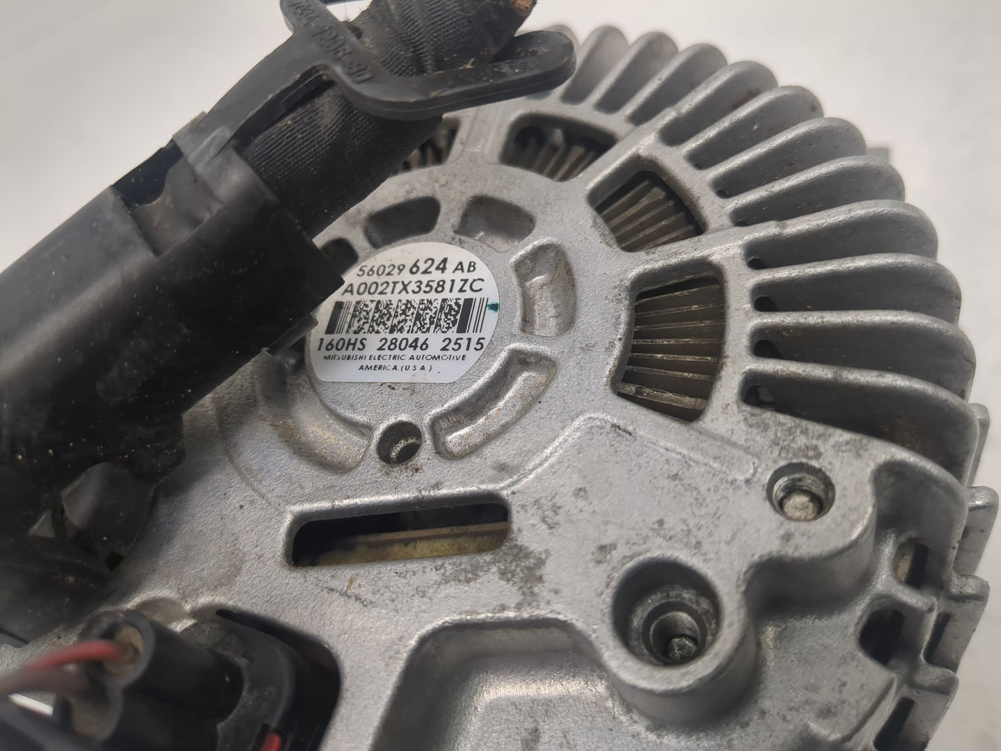 2015-2017 Chrysler 200 Alternator Replacement Generator Charging Assembly Engine OEM P/N:56029624 AA Fits OEM Used Auto Part