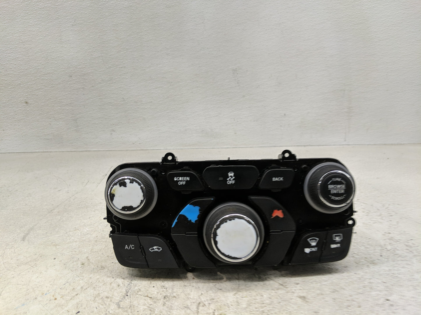 2016-2017 Chrysler 200 Climate Control Module Temperature AC/Heater Replacement P/N:05091529AI Fits Fits 2016 2017 OEM Used 