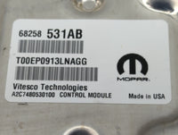 2016-2017 Chrysler 200 PCM Engine Control Computer ECU ECM PCU OEM P/N:68258531AB Fits Fits 2016 2017 OEM Used Auto Parts - 