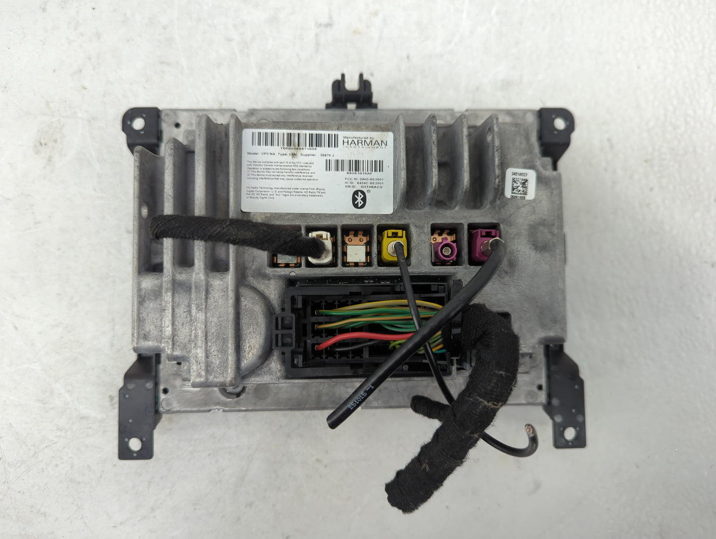 2016 Chrysler 200 Radio AM FM Cd Player Receiver Replacement P/N:6434C-BE2801 Fits OEM Used Auto Parts - Oemusedautoparts1.c