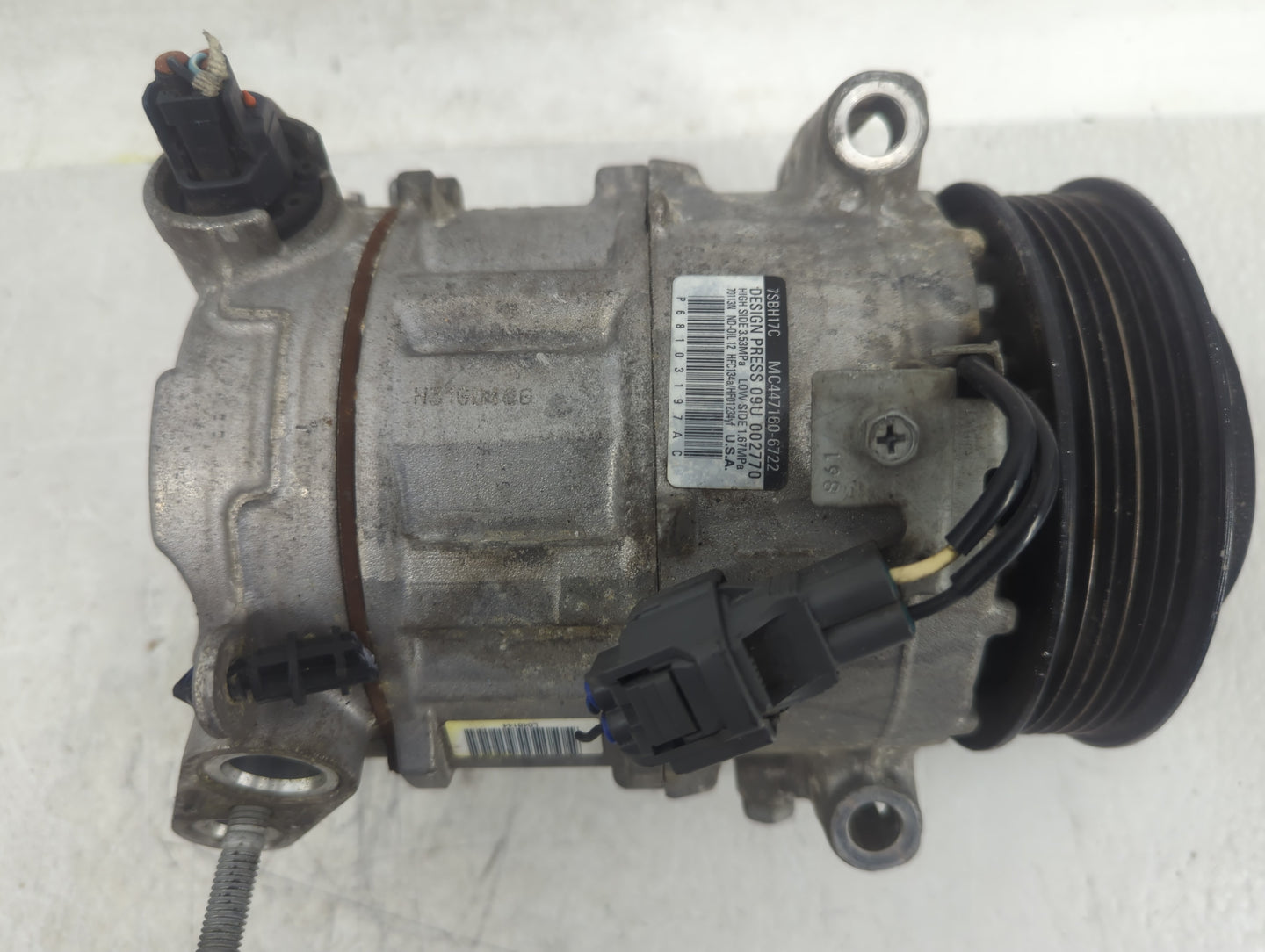 2015-2017 Chrysler 200 Air Conditioning A/c Ac Compressor Oem - Oemusedautoparts1.com