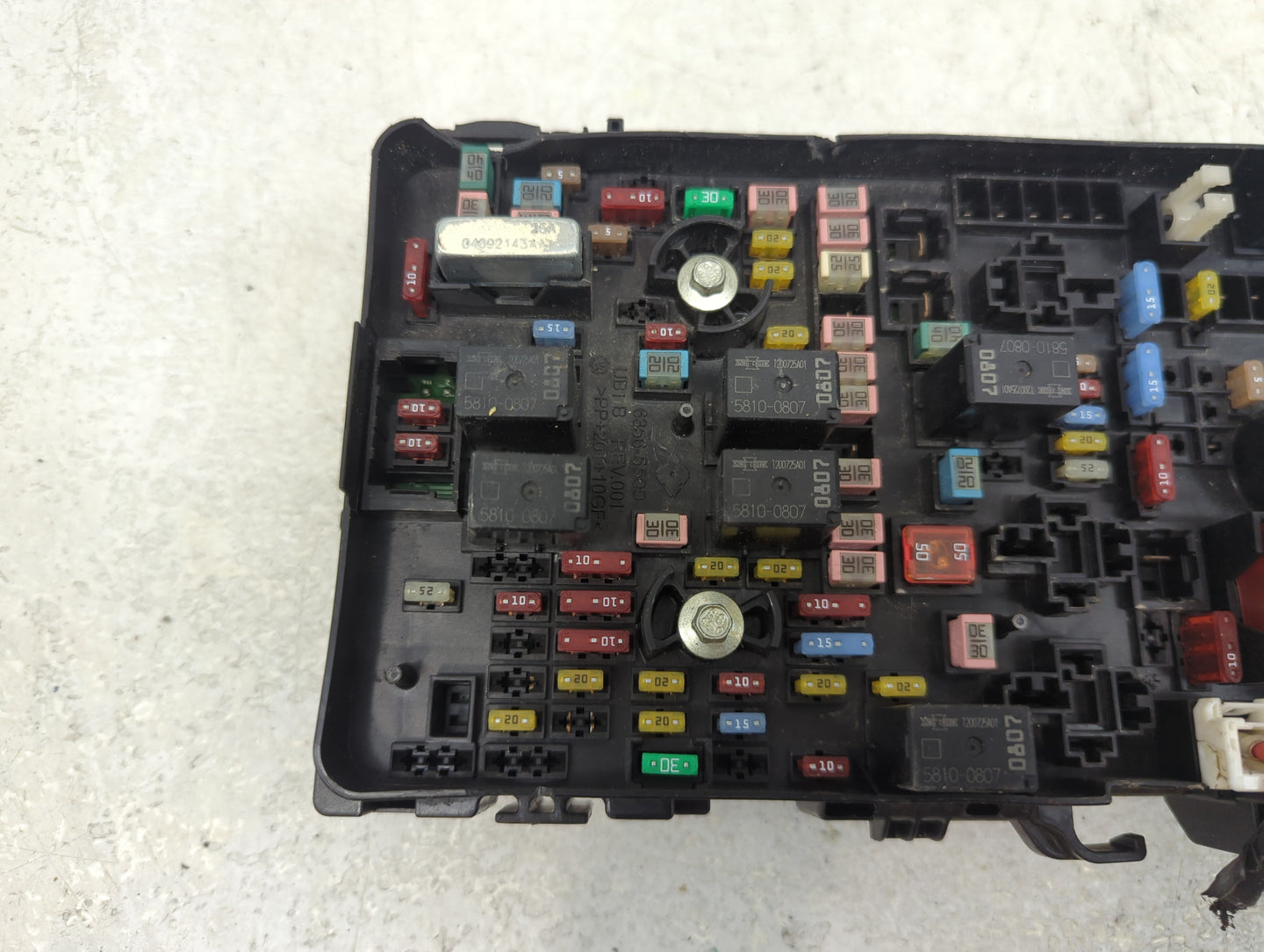 2016-2017 Chrysler 200 Fusebox Fuse Box Panel Relay Module P/N:6356-5387 Fits Fits 2016 2017 OEM Used Auto Parts - Oemusedau