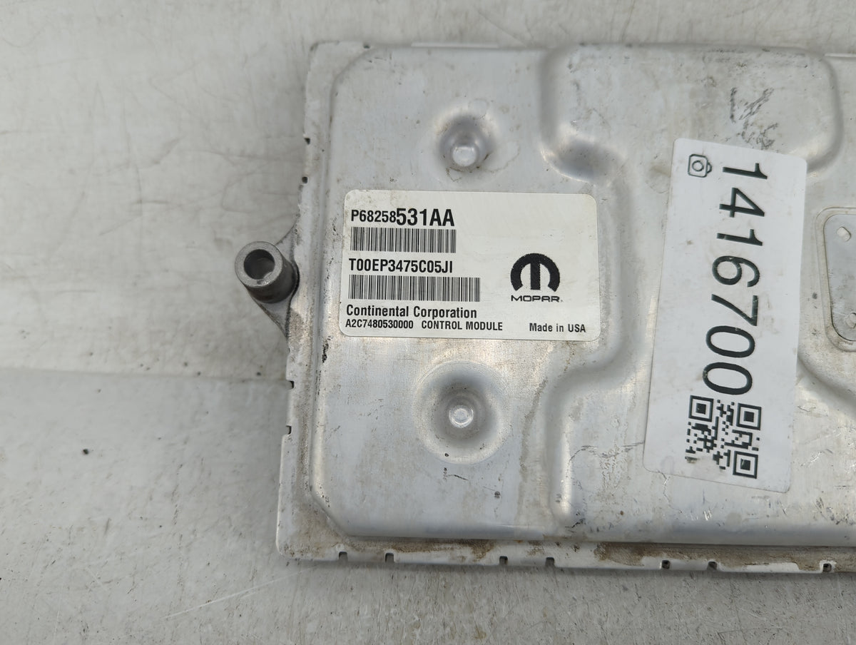 2016-2017 Chrysler 200 PCM Engine Control Computer ECU ECM PCU OEM P/N:P68250525AG Fits 2016 2017 OEM Used Auto Parts - Oemu