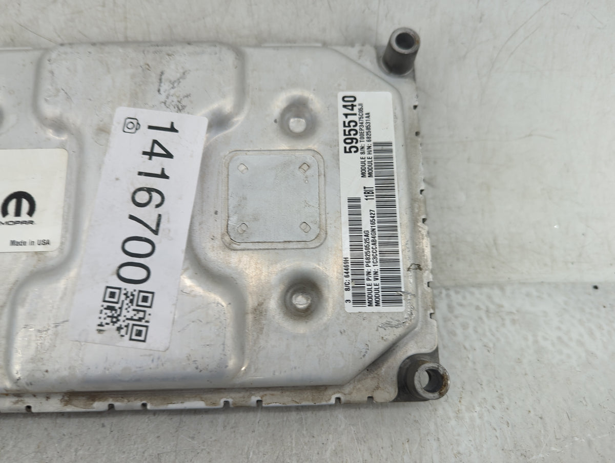 2016-2017 Chrysler 200 PCM Engine Control Computer ECU ECM PCU OEM P/N:P68250525AG Fits 2016 2017 OEM Used Auto Parts - Oemu