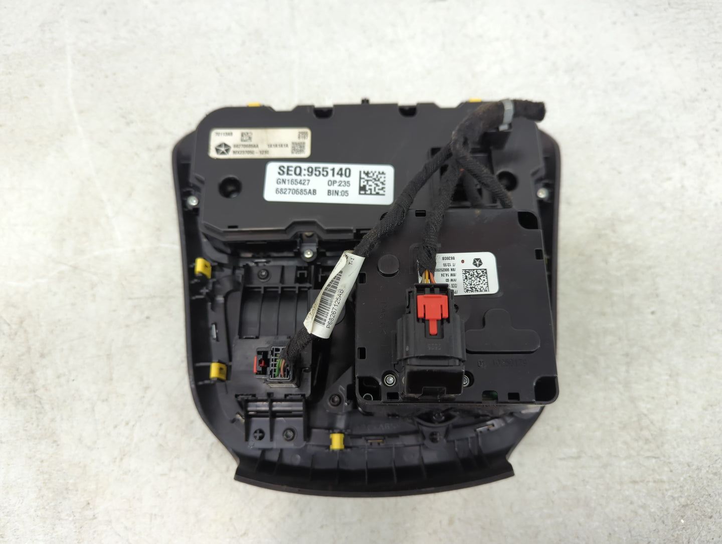 2015-2017 Chrysler 200 Climate Control Module Temperature AC/Heater Replacement P/N:70113AB 68270685AA Fits Fits 2015 2016 2