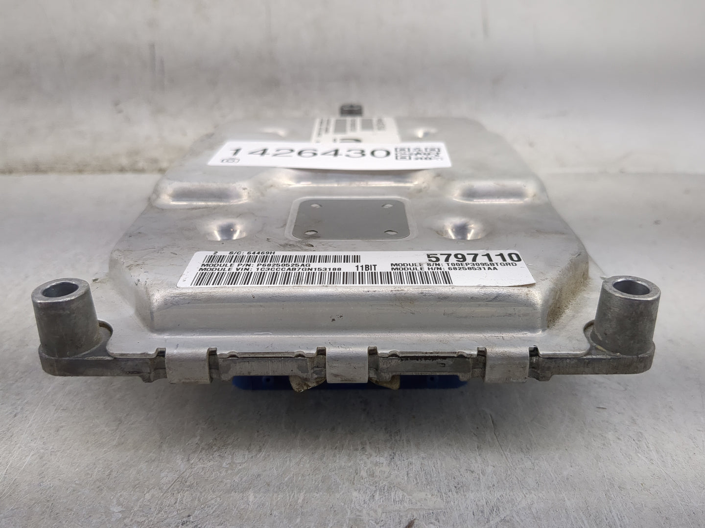 2016-2017 Chrysler 200 PCM Engine Control Computer ECU ECM PCU OEM P/N:68258531AA Fits Fits 2016 2017 OEM Used Auto Parts - 