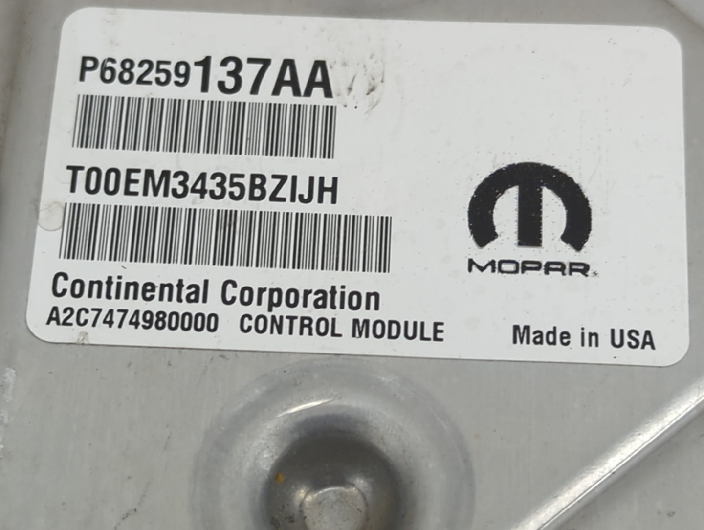 2016-2017 Chrysler 200 PCM Engine Control Computer ECU ECM PCU OEM Fits OEM Used Auto Parts - Oemusedautoparts1.com