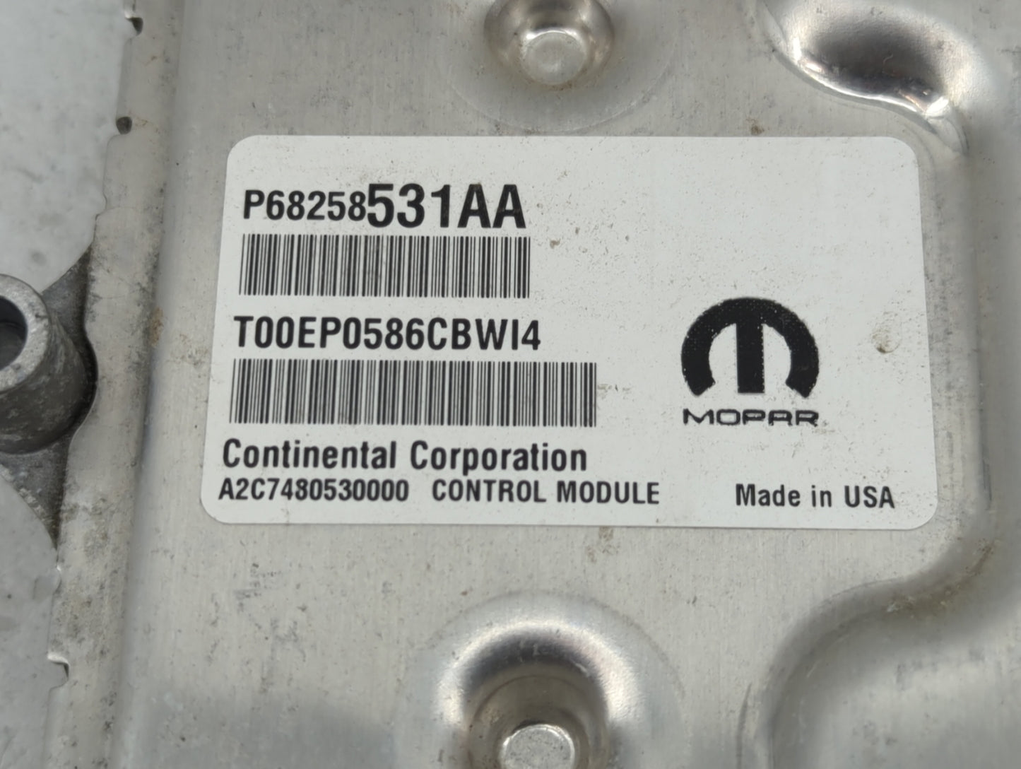 2016-2017 Chrysler 200 PCM Engine Control Computer ECU ECM PCU OEM P/N:P68292105AF P68258531AA, 68258531AA Fits Fits 2016 20