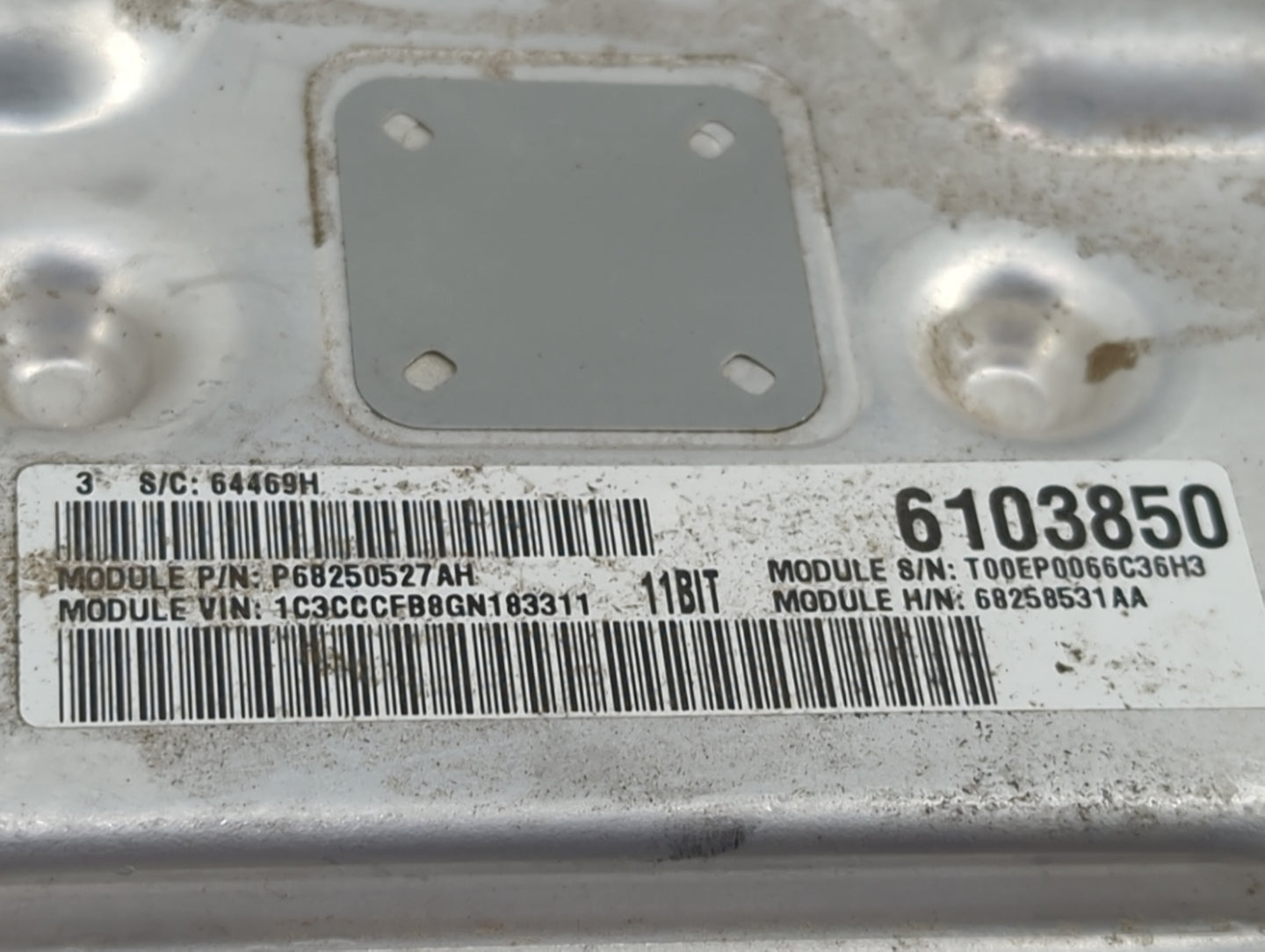2016-2017 Chrysler 200 PCM Engine Control Computer ECU ECM PCU OEM P/N:P68258531AA P68250527AH, A2C7480530000 Fits Fits 2016