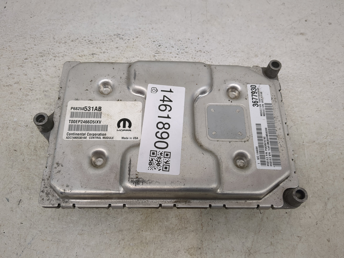 2016-2017 Chrysler 200 PCM Engine Control Computer ECU ECM PCU OEM P/N:P68258531AB P68258531AA, P68250527AH Fits Fits 2016 2